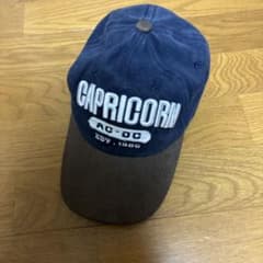 キャップ ネイビー/ブラウンのサムネイル