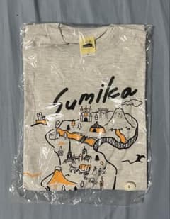 sumika 地図Tシャツ オートミール Sのサムネイル