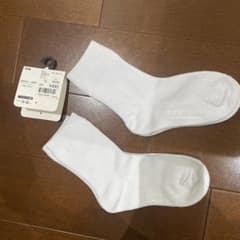 新品　白ソックス2足組のサムネイル