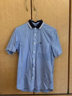 FRED PERRY フレッド ペリー　半袖　チェック　シャツのサムネイル