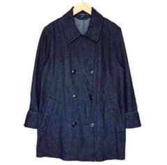 00s J.CREW 染めデニム ピーコート デニムジャケット - メルカリ