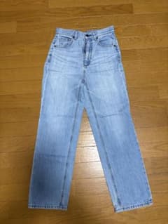 GU ストレートデニム ライトブルー Sのサムネイル