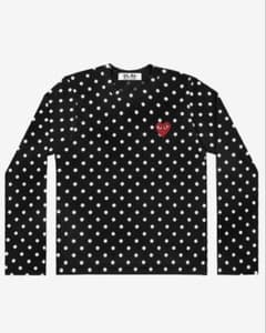 PLAY COMME des GARCONS ドット柄 長袖Tシャツ【XXXS】 - メルカリ