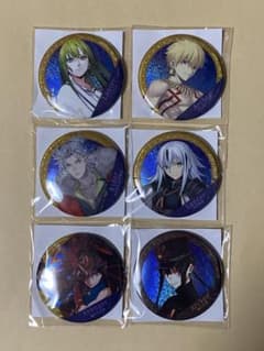 FGO 缶バッジ エルキドゥ ギルガメッシュ 他 ガチャメイト 6点セット