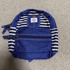 Ocean & Ground キッズ リュック デニム ボーダーのサムネイル