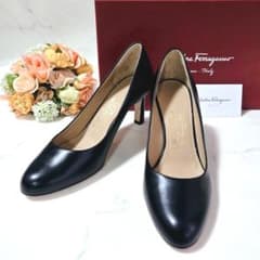 サルヴァトーレフェラガモ NERO CALF パンプス 6 1/2 サルヴァトーレフェラガモ NERO CALF パンプス 6 1/2 - メルカリ