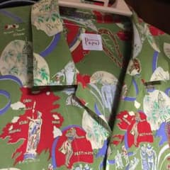 パパス 半袖アロハシャツ 極美品のサムネイル