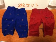 POLO パンツ　ベビー服　男の子　赤青2枚セットのサムネイル