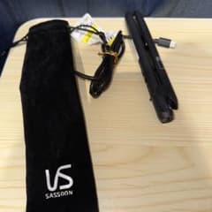 VS SASSOON モバイルストレートヘアアイロン 本体　コード　袋のサムネイル