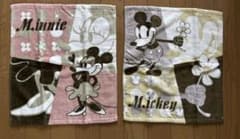 핸드 타월 천취회 미키 미니 합계 2장 Disney
