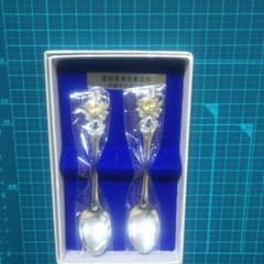 叙勲　記念　スプーン　2本セット　藍綬褒章のサムネイル