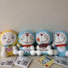 ドラえもん　赤いほっぺ ぬいぐるみ　ふわりVer.　4種コンプリートセット