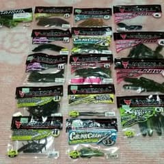 バス釣り大量ワームのサムネイル