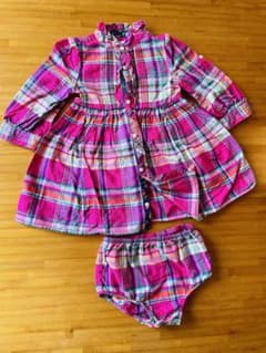 最終お値下げ‼︎♡ラルフローレン♡ワンピース　12M/80㎝のサムネイル
