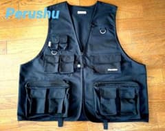 Perushu　ルーズフィシングベスト　Mサイズのサムネイル