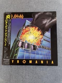 初回帯 国内盤 デフレパード炎のターゲットVERTIGO 25PP59 LP - メルカリ