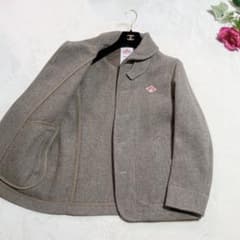 未使用✨ danton ピーコート ウールモッサ くるみボタン グレー 42