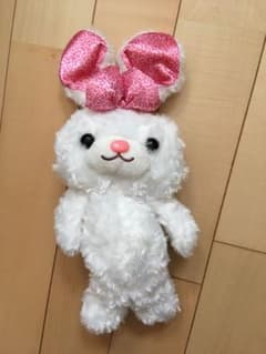 お値下げ ☆ うさぎ ポーチ ぬいぐるみのサムネイル