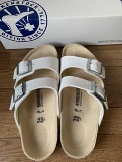 ビルケンシュトック　BIRKENSTOCK アリゾナキッズ34 ホワイトのサムネイル