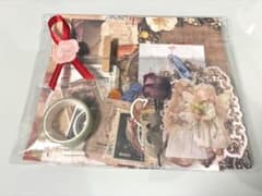 おすそ分け₍ᐢ‥ᐢ₎♡コラージュ素材シール 紙モノ 50枚＋マステ1本