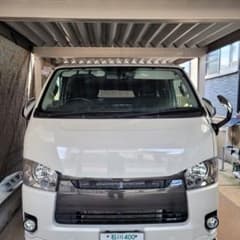 【きんちゃん様】専用ハイエース200系 標準ボディボンネット バッドフェイスのサムネイル