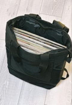 ノーブランド　レコードバッグ (バックパック/トートバッグ　2way)のサムネイル
