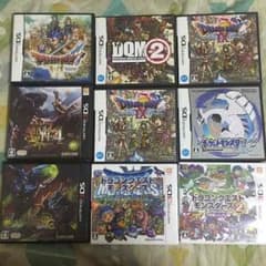 ゲームソフトまとめ売り ドラクエ モンハン ポケモンのサムネイル