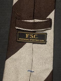 FREEMANS SPORTING CLUB 레지멘탈 넥타이