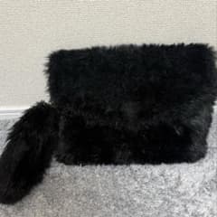 ファー ショルダーバッグ クラッチバッグのサムネイル