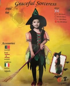 ハロウィン近いので週末値下げ★魔女ワンピースととんがり帽子のサムネイル