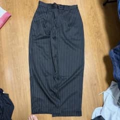 ストライプ柄 スラックス パンツのサムネイル