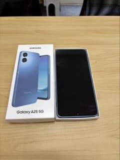 Galaxy A25 5G SC-53F ブルー 1回使用 初期化済のサムネイル