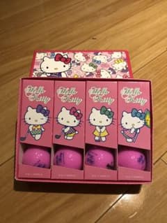 【シルバーウィーク割引中】Hellokittyゴルフボール12球のサムネイル