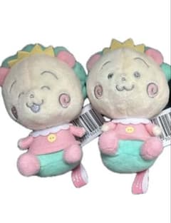 タグ付きコジコジ　パステルカラーマスコット　さくらももこ　ぬいぐるみ　2個セット