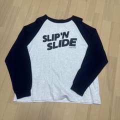 SLIP'N SLIDE 長袖カットソー グレー/ネイビーのサムネイル