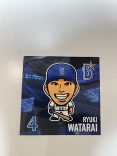 横浜DeNAベイスターズ　 4 度会隆輝選手 ステッカーのサムネイル