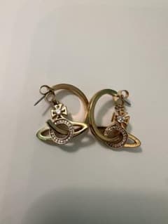 ヴィヴィアンウエストウッド VivieneWestwood金色フープピアスのサムネイル