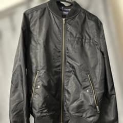 H&M MA-1 Flight Jacket, Black, Size M