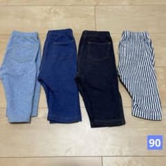 UNIQLO ベビー レギンス 7分丈4点セットのサムネイル
