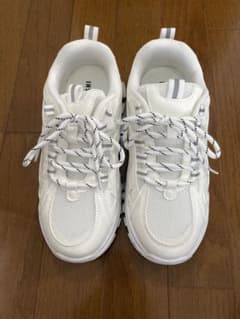 レディース 厚底スニーカー ホワイトのサムネイル