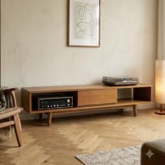 美品】北欧デザイン NDstyle テレビ台 ローボード 幅165cm 収納 - メルカリ