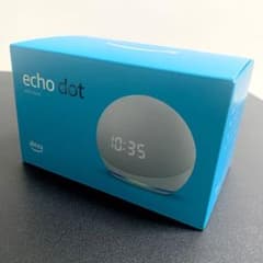 Echo Dot 第4世代 時計付きスマートスピーカー グレーシャーホワイトのサムネイル