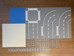 【正規品】LEGO 基礎板 道路 レール まとめ売り