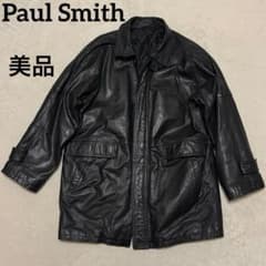 美品 ポールスミス レザージャケット 本革 ブラック L相当 黒 - メルカリ