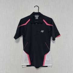 YONEX ヨネックス ハーフジップ シャツ ブラック ピンクSS