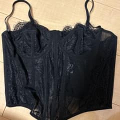 ブラック レース ビスチェ コルセット風　SHEIN 衣装のサムネイル