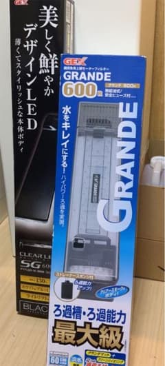 GEX 淡水魚用　60センチ水槽用❣️照明＆濾過機のセット❣️のサムネイル
