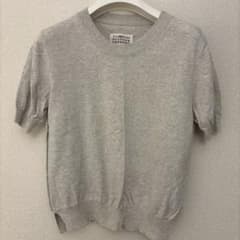 Maison Margiela 半袖サマーニット コットン グレー 4ステッチ Maison Margiela 半袖サマーニット コットン グレー 4ステッチ - メルカリ