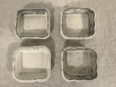 未使用】小谷田潤 もこもこ四角豆皿 4個セット - メルカリ
