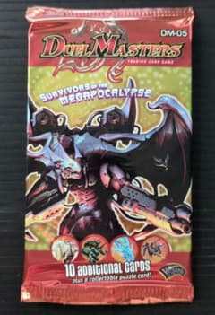 【未開封品（5パック）】（英語版）デュエルマスターズ　DM-05　漂流大陸の末裔 未開封品（1パック）】（英語版）デュエルマスターズ DM-05 漂流大陸の